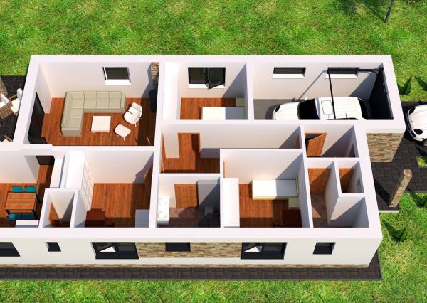 Rodinný dom s garážou ,, Na kľúč