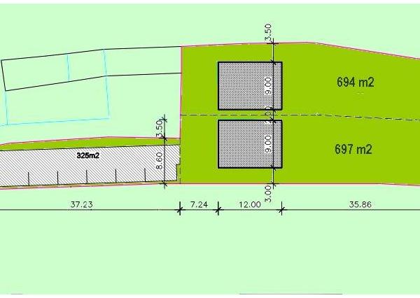 NA PREDAJ DVA STAVEBNÉ POZEMKY V CENTRE OBCE OSTROV PRI PIEŠŤANOCH