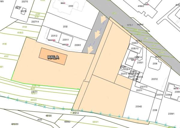 Stavebný pozemok 8900 m2 pre Developerský projekt Myjava Jablonská