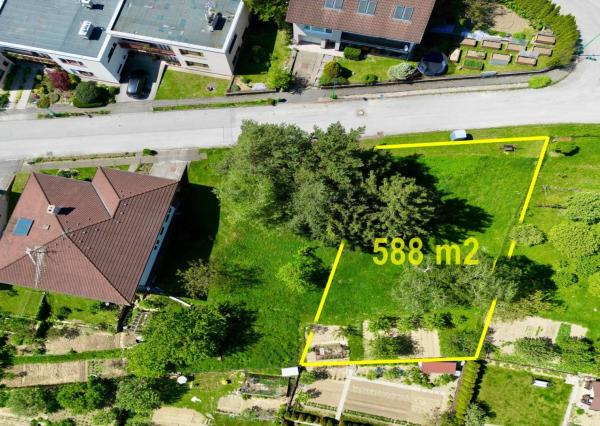 Stavebný pozemok 588m2 v Myjave - Ideálna lokalita pre Váš rodinný dom