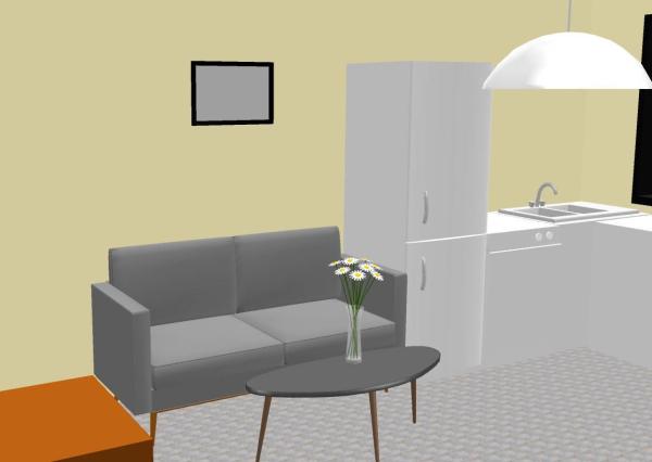 PREDAJ 1 IZB BYT 32 m² s balkónom 4,9 m², novostavba *holobyt* BANKA