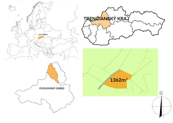 Pozemok Lazy pod Makytou, 1362 m2