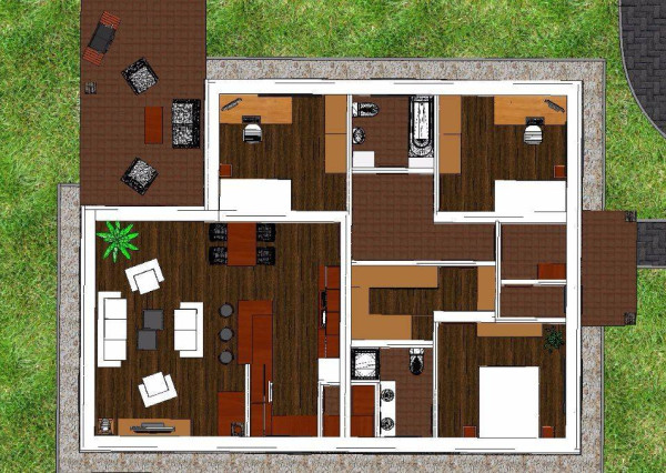 EXKLUZÍVNE*** Rodinný dom Košeca, NOVOSTAVBA NA KĽÚČ - pozemok 600 m2