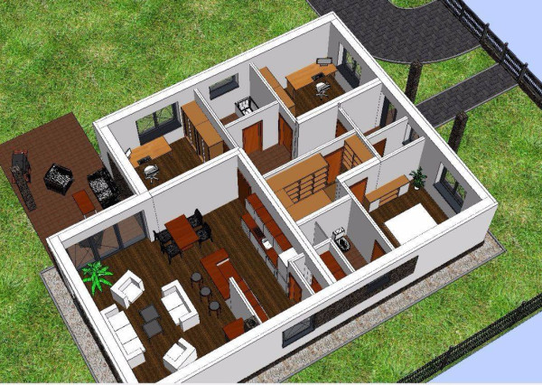 EXKLUZÍVNE*** Rodinný dom Košeca, NOVOSTAVBA NA KĽÚČ - pozemok 600 m2