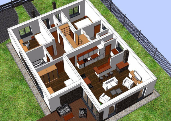 EXKLUZÍVNE*** Rodinný dom Košeca, NOVOSTAVBA NA KĽÚČ - pozemok 600 m2