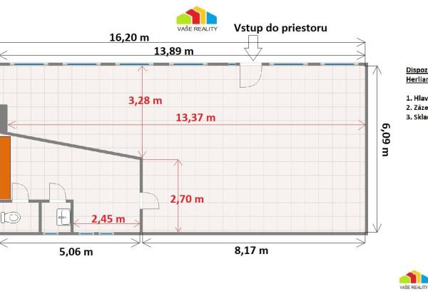 Na prenájom priestor, 87 m², Herlianska ulica, Ružinov, ihneď voľný
