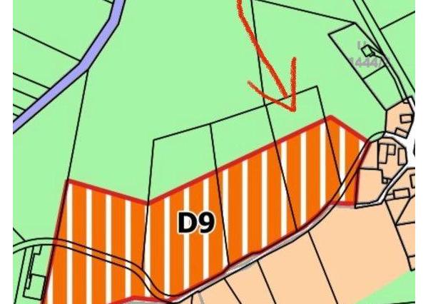 Veľký rekreačný pozemok v obci Zubák,  3611 m2