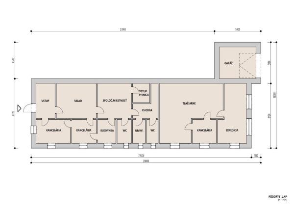 Komerčná budova - Ilava - centrum mesta