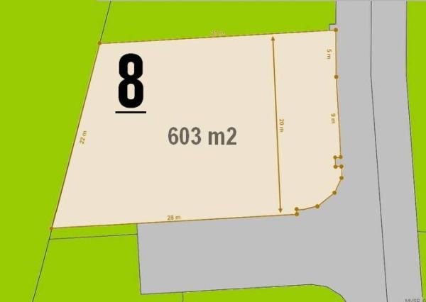 PREDAJ STAVEBNÝ POZEMOK 603 M² BOROVCE /VODA, ELEKTRINA, KANALIZÁCIA/