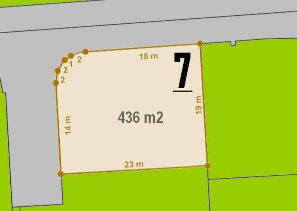 *REZERVOVANÉ* STAVEBNÝ POZEMOK 436 M² BOROVCE /VODA, ELEKTRINA, KANAL.