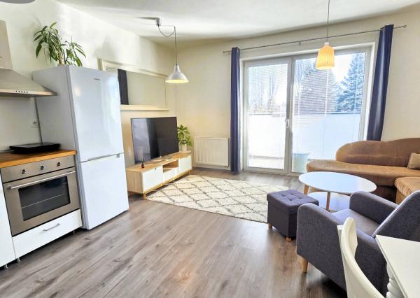 PREDANÉ Štýlový slnečný 2 izb byt v Novostavbe, terasa, balkón