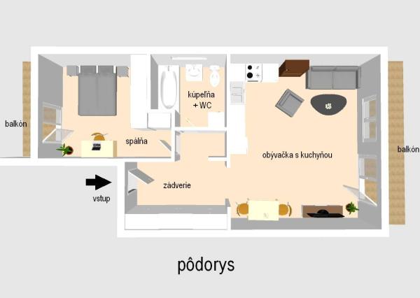 NA PREDAJ – 2-izbový byt 60 m2 v novostavbe RiverResort, Banka 