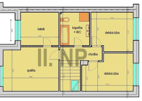 *SKOLAUDOVANÉ* 4 IZB. NOVOSTAVBA  RODINNÝ DOM, NOVÁ DEDINKA