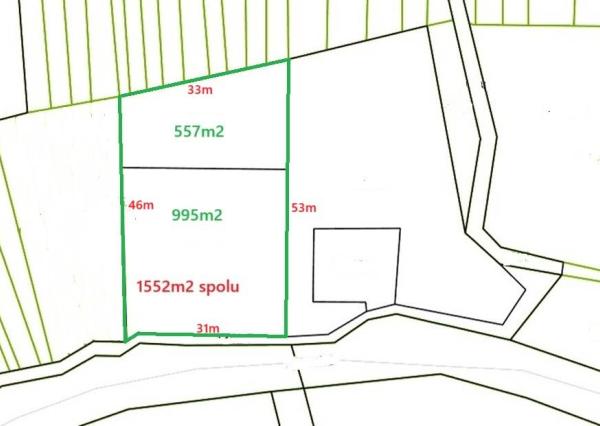 Pozemok 1552m2 v tichej lokalite, Moravany nad Váhom
