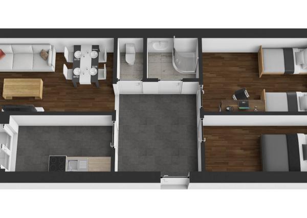 Na predaj vkusne zrekonštruovaný 3-izbový byt v Ilave – Kukučínova uli