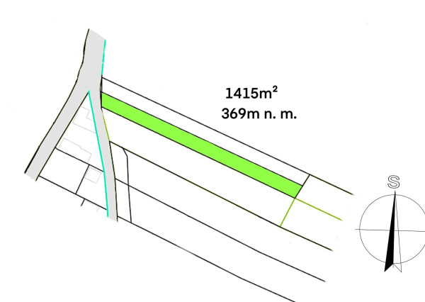Stavebný Pozemok Považská Bystrica, PRAZNOV, 1415 m2 
