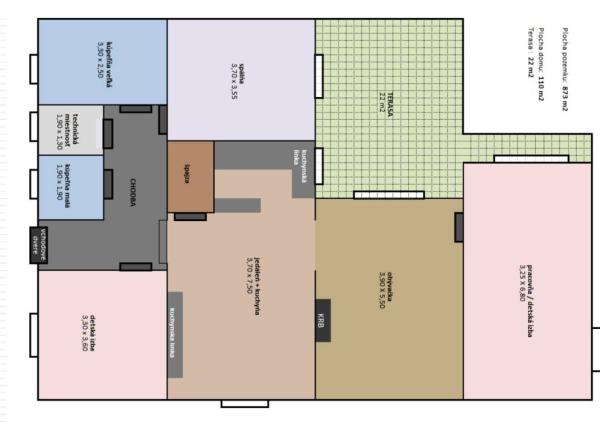 5 izbový rodinný dom, s krásnou záhradou, 9árový pozemok pri Nitre