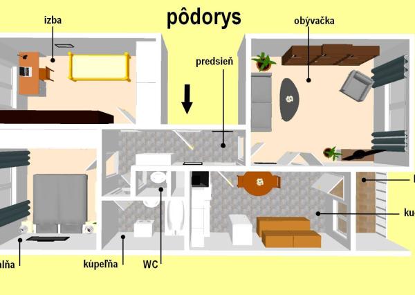 *PREDAJ* Zariadený 3-izbový byt s loggiou v srdci Piešťan !!