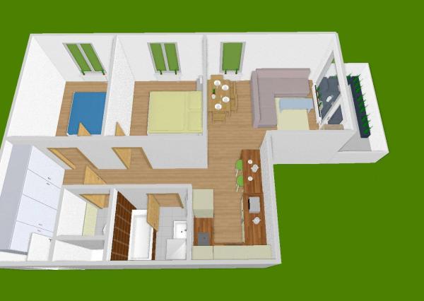 Krásny 3-izb. s balkónom, 71m².na Bajkalskej v Novom Ružinov