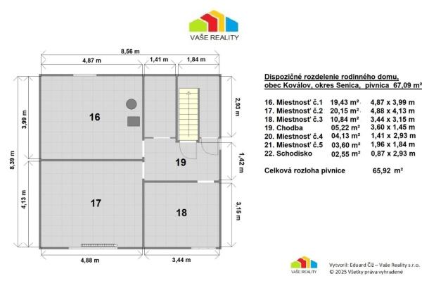 Na predaj 4-izbový rodinný dom 207 m², pozemok 331 m², Koválov, Senica