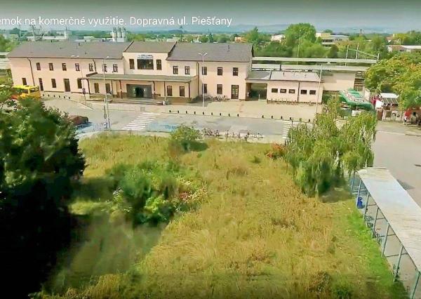 *VIDEO* Pozemok na komerčné využitie 1197 m2 Piešťany, Dopravná