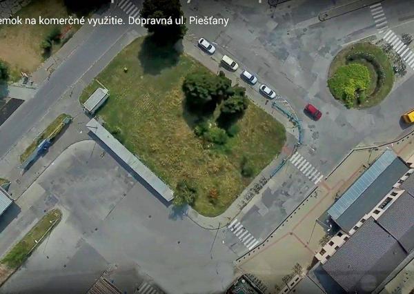 *VIDEO* Pozemok na komerčné využitie 1197 m2 Piešťany, Dopravná