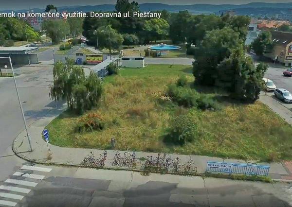 *VIDEO* Pozemok na komerčné využitie 1197 m2 Piešťany, Dopravná