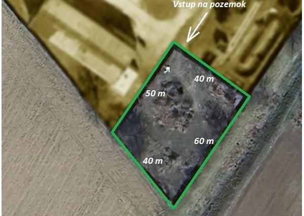 Komerčný stavebný pozemok 2 500 m2 - Trenčianske Bohuslavice, NMnV