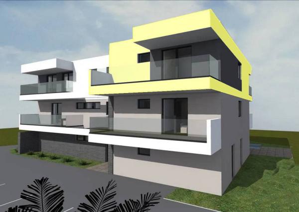 NOVOSTAVBA ! Dvojizbový byt 59 m2 s výhľadom na more ZADAR, Novalja