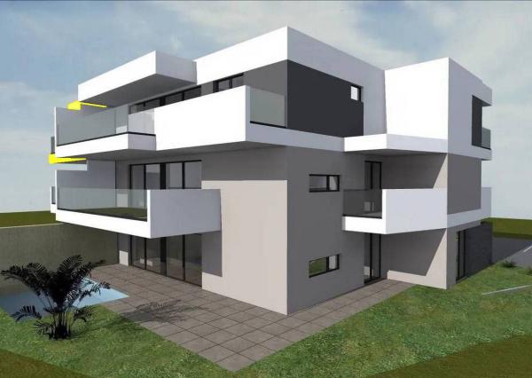 NOVOSTAVBA ! Dvojizbový byt 59 m2 s výhľadom na more ZADAR, Novalja