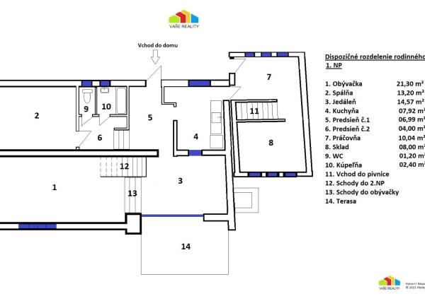 Na predaj pozemok, 1053 m2, so starším RD, BA - Horský park