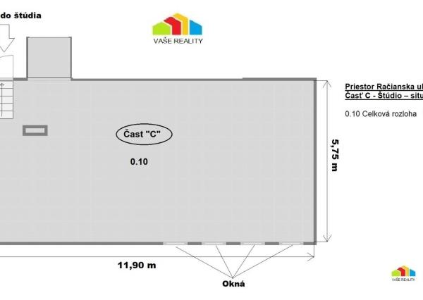 Na prenájom krásne kancelárie, 14 – 156 m², Račianska ul.,ihneď voľné