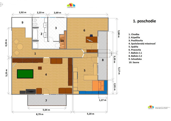 Krásny 7-izbový RD, 328 m² + 1389 m² pozemok, Trebostovo, okres Martin