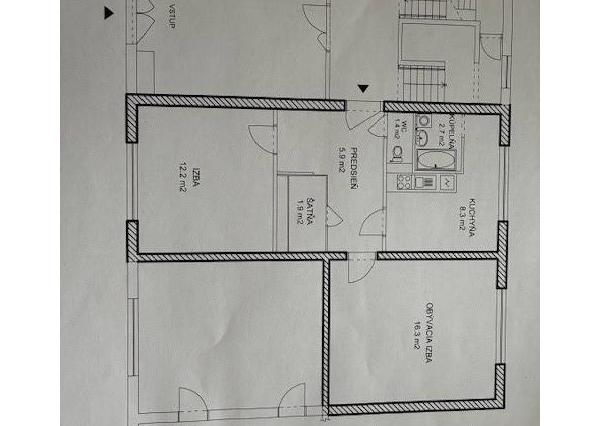 Predám 2 izbový byt s Garážou Trenčianske Teplice