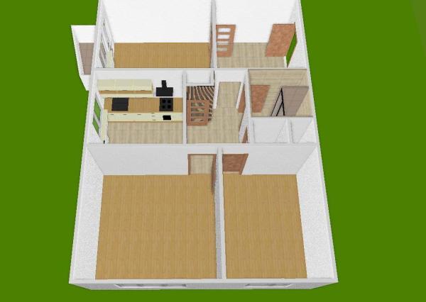 Na predaj novozrekonštruovaný 3-izb. byt s balkónom, 76 m², J. Smreka