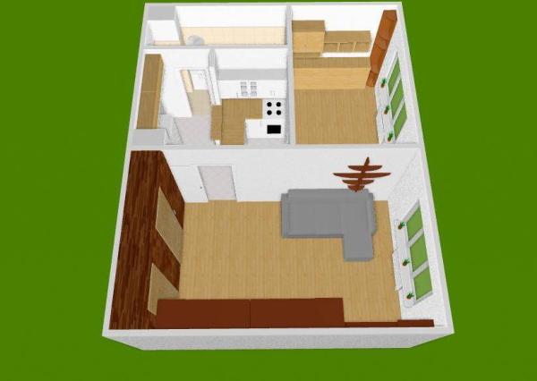 Na prenájom 1,5 izbový útulný byt, 36 m², Kadnárova ul, Rača – Krasňan