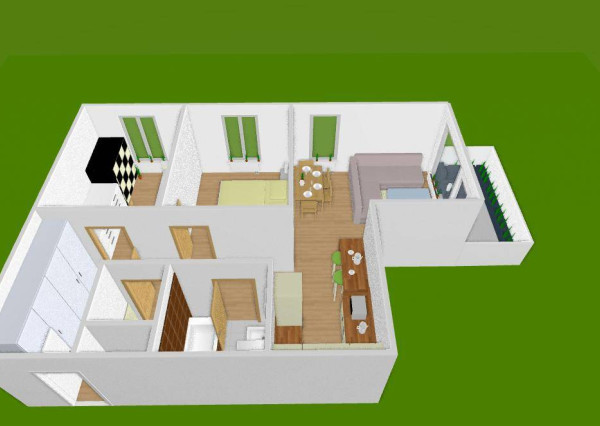 Výnimočný 3-izbový apartmán s balkónom, 71 m², Nový Ružinov