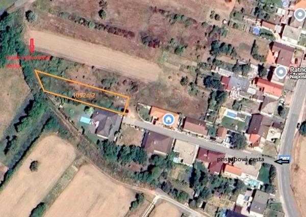 Stavebný pozemok 1052m2 - Ratnovce