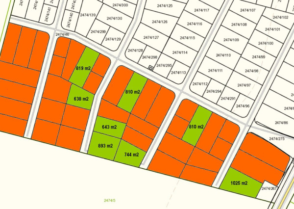 STAVEBNÝ POZEMOK 638 m2 PIEŠŤANY - DRAHOVCE, Jozefov dvor