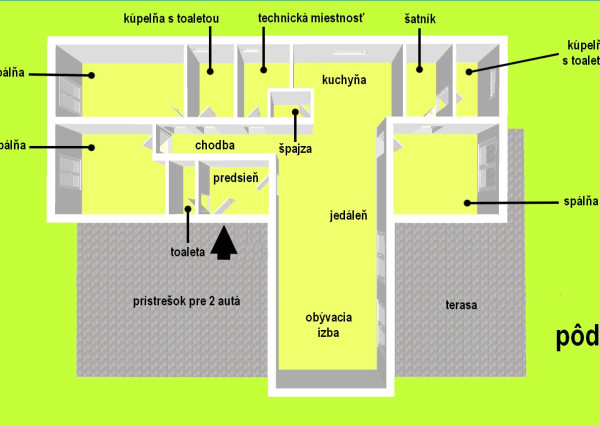 4-izbovy bungalov pri Piestanoch | novostavba 2026 | nizke naklady