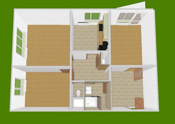 3-izbový byt + balkón, 76 m², Jána Smreka, DNV, kúpou voľný