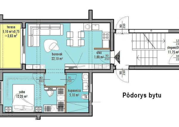 TOP ponuka Zadar: 2i byt s terasou, záhradou a 2 parkovacími miestami!