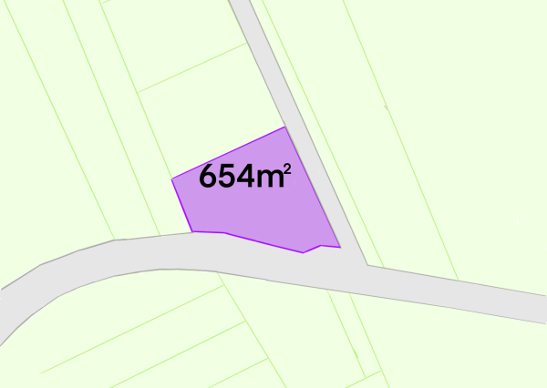 Stavebný pozemok Nitrianske Pravno, 654 m2, všetky IS