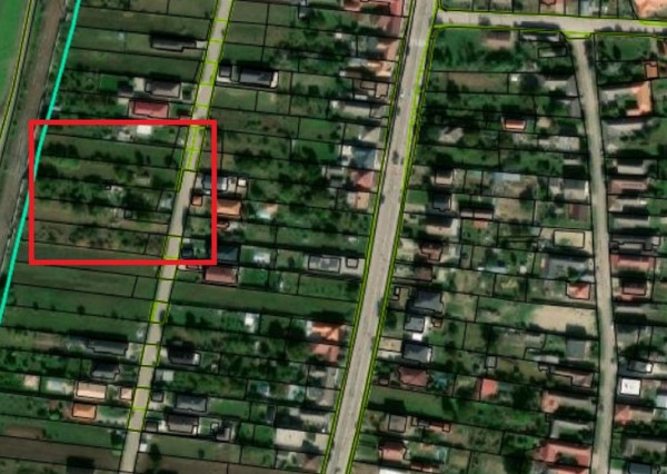 Stavebný pozemok 1205m2, Horná Streda