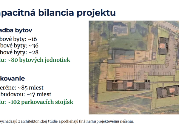 Stavebný pozemok 8900 m2 pre Developera - Myjava Jablonská