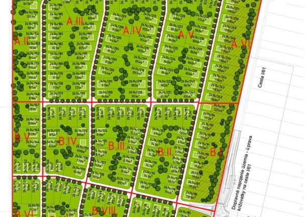 STAVEBNÝ POZEMOK 600 m2 PIEŠŤANY - DRAHOVCE, Jozefov dvor