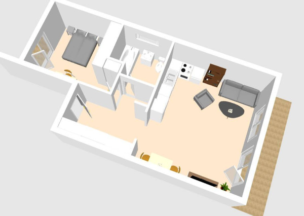 NA PREDAJ – 2-izbový byt 60 m2 v novostavbe RiverResort, Banka 