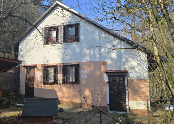 Rekreačný dom – murovaná chata s krbom, kanalizáciou a novou strechou, Dobrá Voda