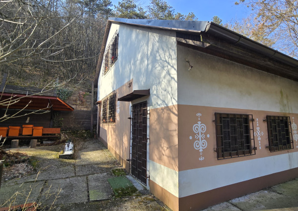 Rekreačný dom – murovaná chata s krbom, kanalizáciou a novou strechou, Dobrá Voda