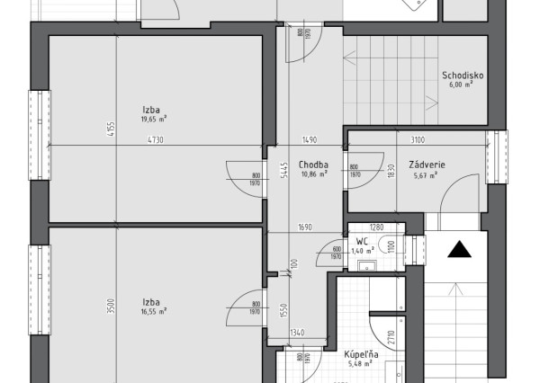 Rodinný dom v centre Dubnice nad Váhom, pozemok 583 m2